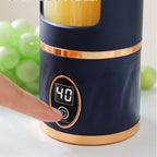 Hp-870 Freshly Squeezed Portable Juice Cup With Led Display Rechargeable Blender