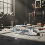 Protective Safety Goggles – Clear Eye Shield with Secure Fit