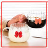Stylish Bow Cup, Aesthetic Coffee & Tea Mug with Bow Handle, for Home, Office & Gift Use