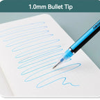 12 Color Neon Gel Pen Set With 1.0mm Tip For Drawing & Journaling