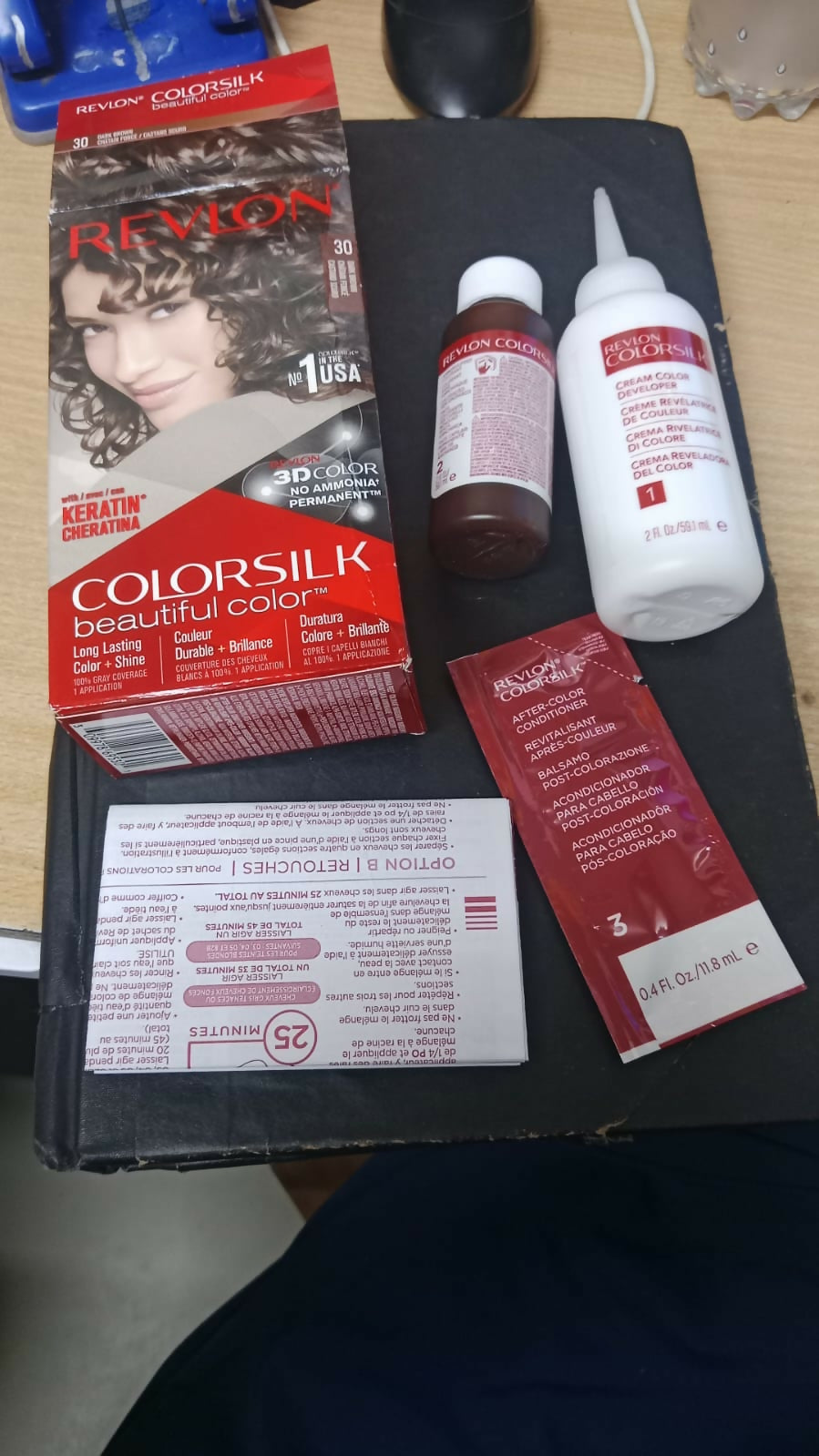 Revlon ColorSilk Hair Color #30 Dark Brown – Ammonia Free Permanent Hair Dye