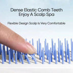 Self cleaning hair comb