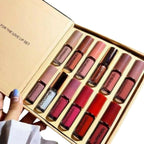 12-in-1 Lip Gloss Set, Smooth, Non-Sticky & Long-Lasting Shine, for Makeup Lovers
