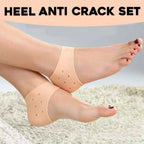 Silicone Gel Heel Pad Socks – Heel Pain Relief & Anti-Crack Protectors | 1 Pair for Men & Women