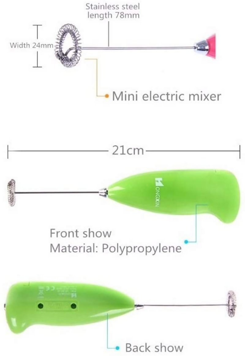 Electric Egg Beater Milk Drink Coffee Whisk Mixer