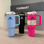 Black Stanley 40 Oz Stainless Steel Tumbler | Leak-Proof Vacuum Insulated Travel Mug | Hot & Cold