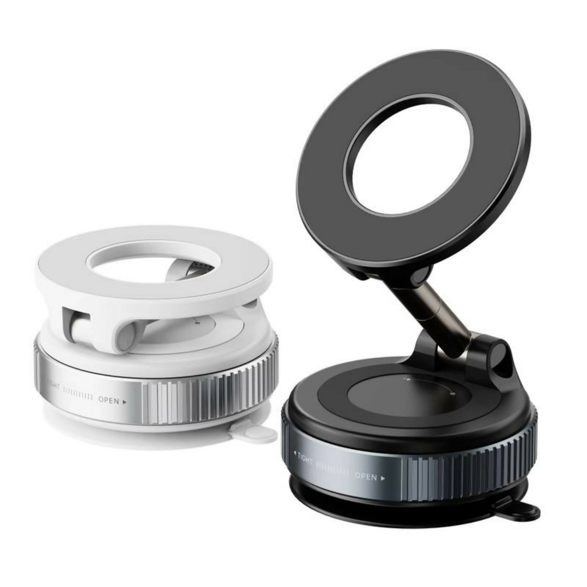 Professional 3.1 Magnetic 360° Car Phone Holder with Strong Suction Base | Universal Dashboard & Windshield Mount