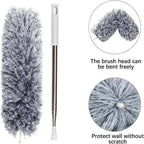 Extendable Microfiber Duster with Telescopic Handle | Long Reach, Bendable Head & Washable Cleaner