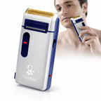 Cordless Electric Shaver, with Pop Up Trimmer Stainless Steel Blade