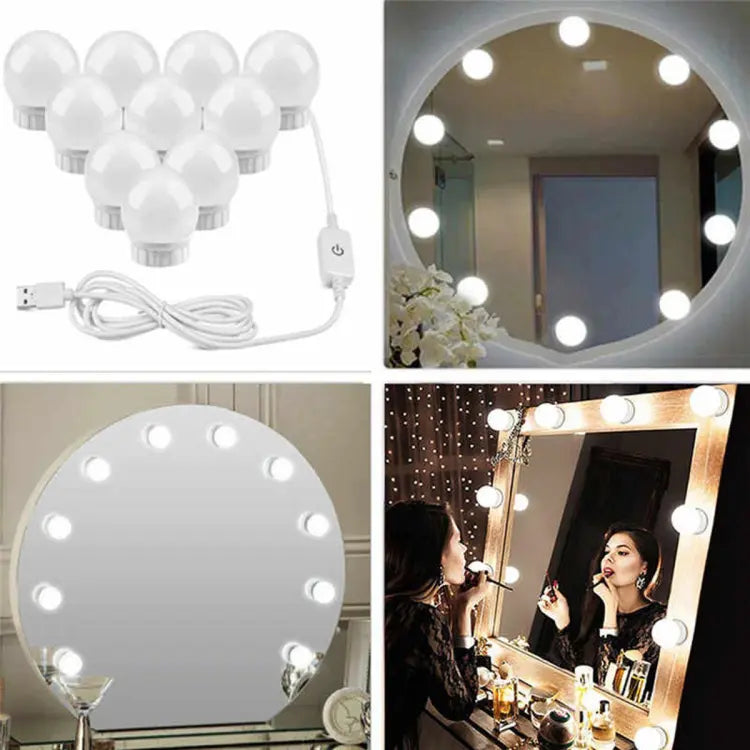 Vanity Mirror Fill Light, Adjustable Luminance 3 Colors LED