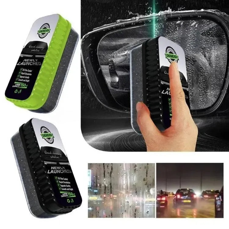 Oil Film Brush Glass Cleaning Board, Car Windshield Oil Film & Stain Remover 2.0, Quick Cleaning Solution