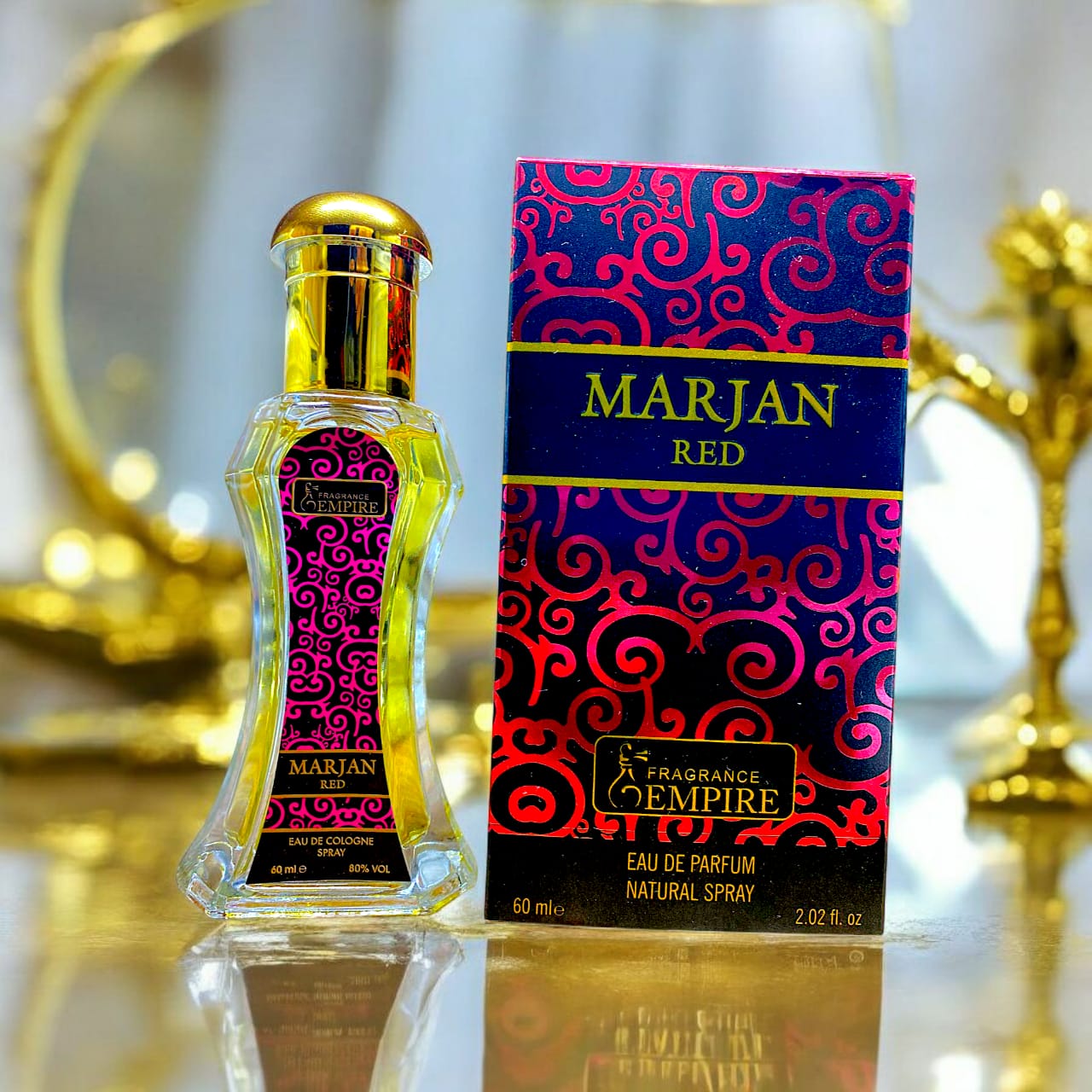 Marjan Red Eau de Parfum, Long Lasting Sweet, for Men