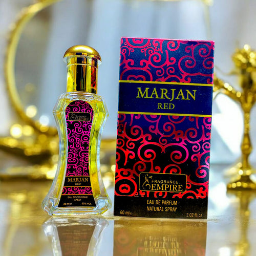 Marjan Red Eau de Parfum, Long Lasting Sweet, for Men