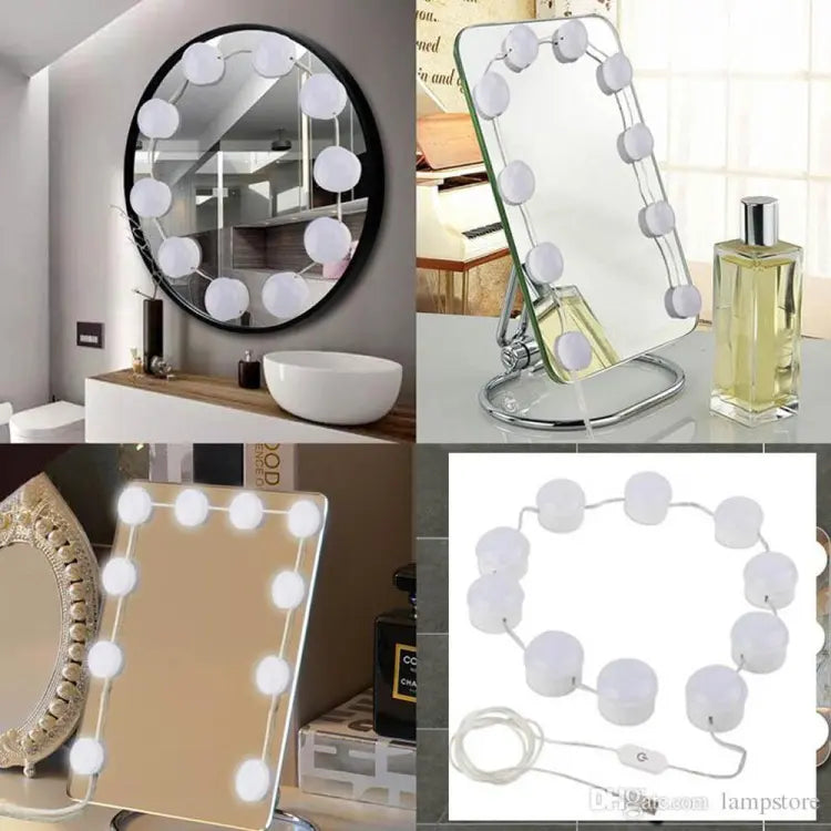 Vanity Mirror Fill Light, Adjustable Luminance 3 Colors LED