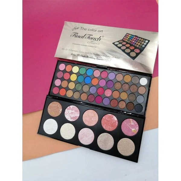 Final Touch Matte 48-Color Eyeshadow, Blusher & Highlighter Palette