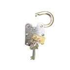 Heavy Duty Desi Pad Lock, Durable Security Lock with 2 Keys