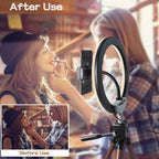 Professional LED Ring Light, Studio Quality Lighting for Content & Calls