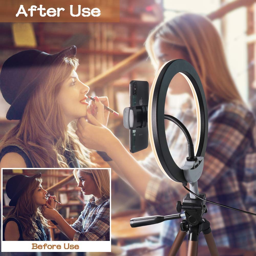 Professional LED Ring Light, Studio Quality Lighting for Content & Calls