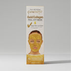 Qiansoto Gold Collagen Peel-Off Facial Mask, Anti-Aging & Skin Brightening Treatment