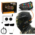 K06A Motorcycle Helmet Bluetooth Headset – BT 6.0 Wireless Earphone with CVC Intelligent Noise Reduction, IP67 Waterproof, 800mAh Battery & Type-C Fast Charging