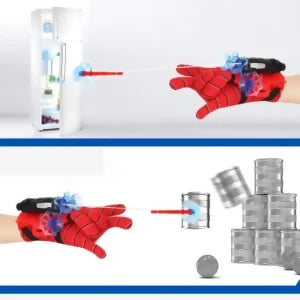 Spiderman Web Dart Shooter | Kids Spider Launcher Toy | With or Without Gloves