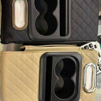 Car Center Console Armrest Cushion With Built-In Cup Holder