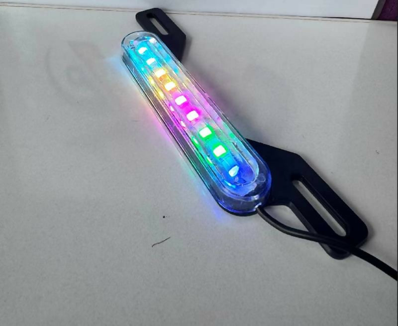 Chasing LED 12V Slim RGB LED Plate Bar for Motorcycles