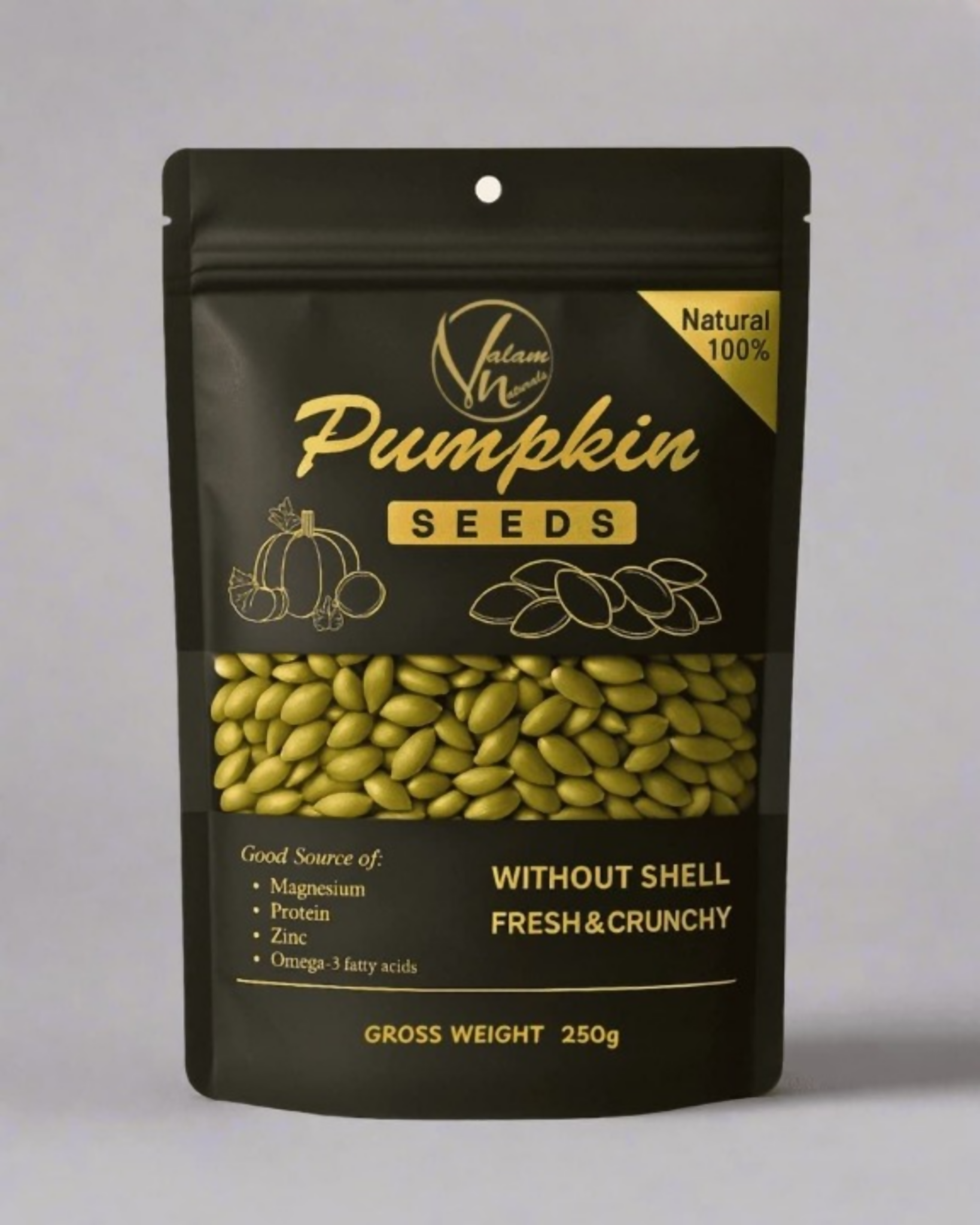 Premium 100% Natural Pumpkin Seeds Without Shell