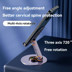 Mobile Stand, Adjustable Desktop, Mobile and Tablet Stand Stainless Steel