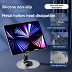 Mobile Stand, Adjustable Desktop, Mobile and Tablet Stand Stainless Steel