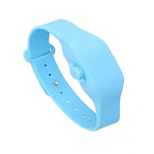 Hand Sanitizer Wristband, Silicone Refillable Travel Dispenser
