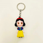 Keychain, Disney Princess Anime Figure Soft Rubber Bag Accessory