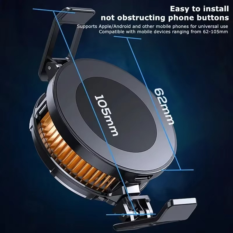 Cooling Fan, MEMO CX07 Mobile Phone Magnetic, Heat Absorber Radiator for iPhone and Android
