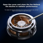 Cooling Fan, MEMO CX07 Mobile Phone Magnetic, Heat Absorber Radiator for iPhone and Android