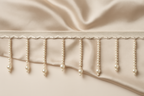 Pearl Latkan Hanging Lace Border