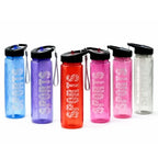 Black/Blue Stylish Water Sport Bottle 1000ml with Straw | Leakproof BPA-Free Hydration Bottle for School, Gym & Travel