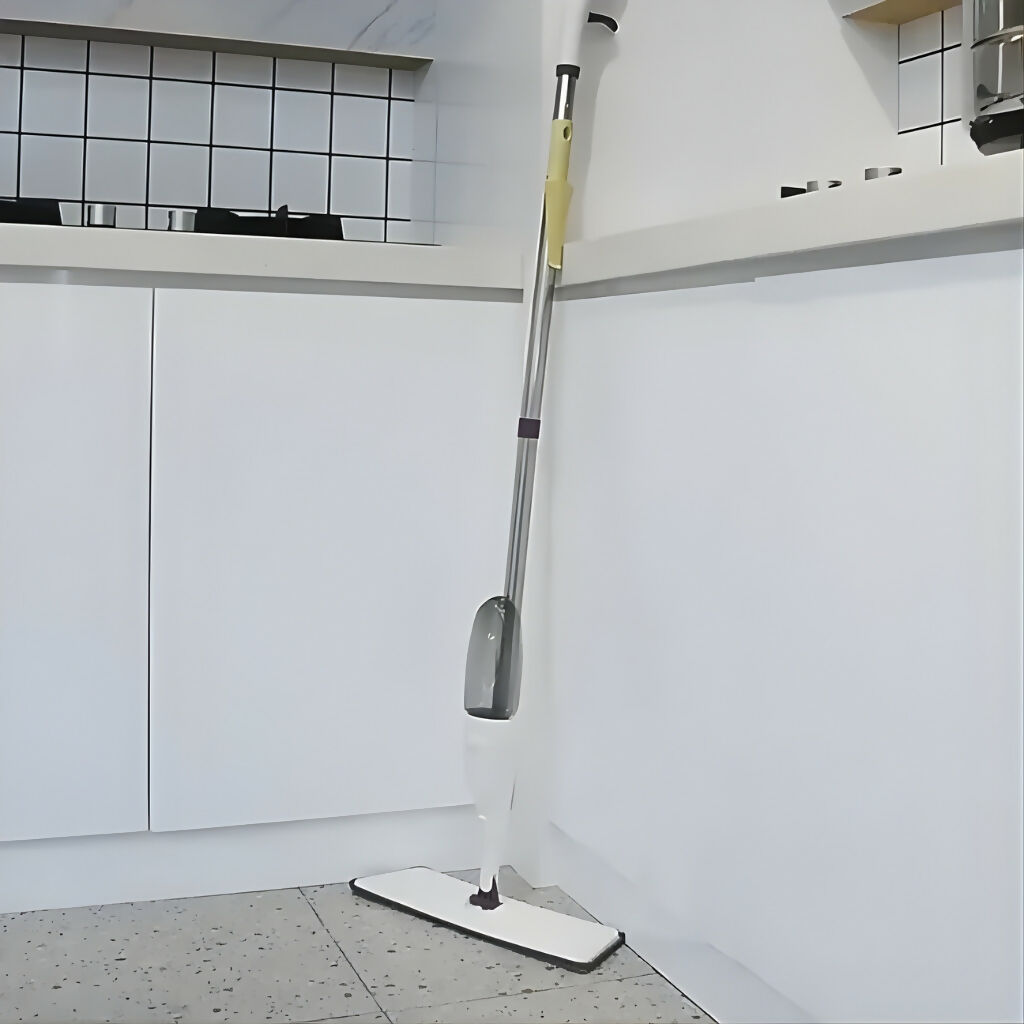 Magic Spray Flat Mop, Microfiber 360° Swivel Cleaning System, for Home Use