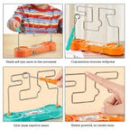 Bump Maze, Montessori Toy Electric Wire Maze Roller Game