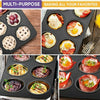 6-Cup Non-Stick Muffin Pan, Heavy-Duty Carbon Steel, for Baking