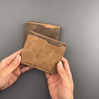 Leather Wallet with Card Holder, Money Clip & Coin Pocket for Men
