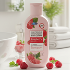 Yardlie Professional Raspberry Whitening & Moisturizing Body Lotion: Enhanced Hydration and Radiance Formula with Hyaluronic Acid and Collagen