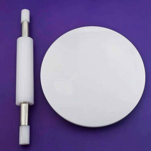 Acrylic Rolling Pin and Non-Slip Board Set, Professional Baking Tool
