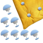 Premium Mushroom-Style Bedsheet Clips – Pack of 4 Elastic Quilt & Sheet Fixer Buckles