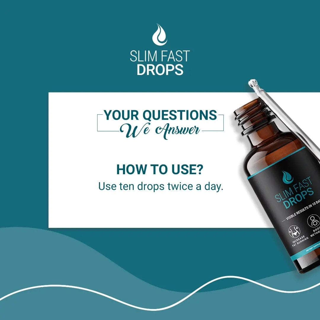 Slim Fast Drops, Easy & Effective Weight Loss Supplement