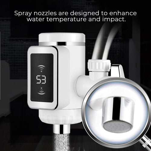 3000W Water Heater Faucet – Instant Heating Tap with Grow Free Installation for Home and Kitchen Use