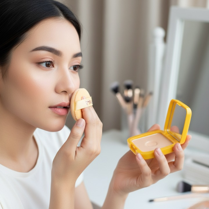 Kashees BB HD Matte And Poreless 2 In 1 Face Powder – Smooth Finish, Oil Free, Long Lasting All Day Wear Compact Powder For Flawless Skin