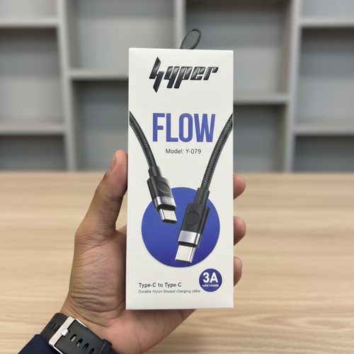 Hyper FLOW Type-C to Type-C Cable 3A Rapid Charge (Y-079)