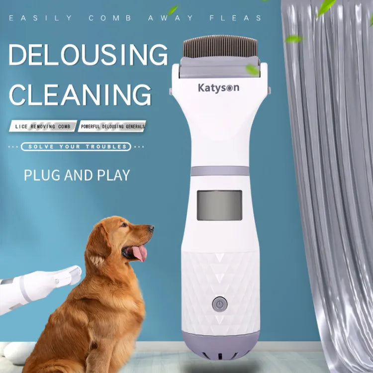 Electric Pet Hair Cleaning Comb Dog Cat Grooming Tool