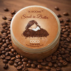 Blooms Coco Coffee Scrub Butter | 2-in-1 Body Sugar Scrub & Moisturizer