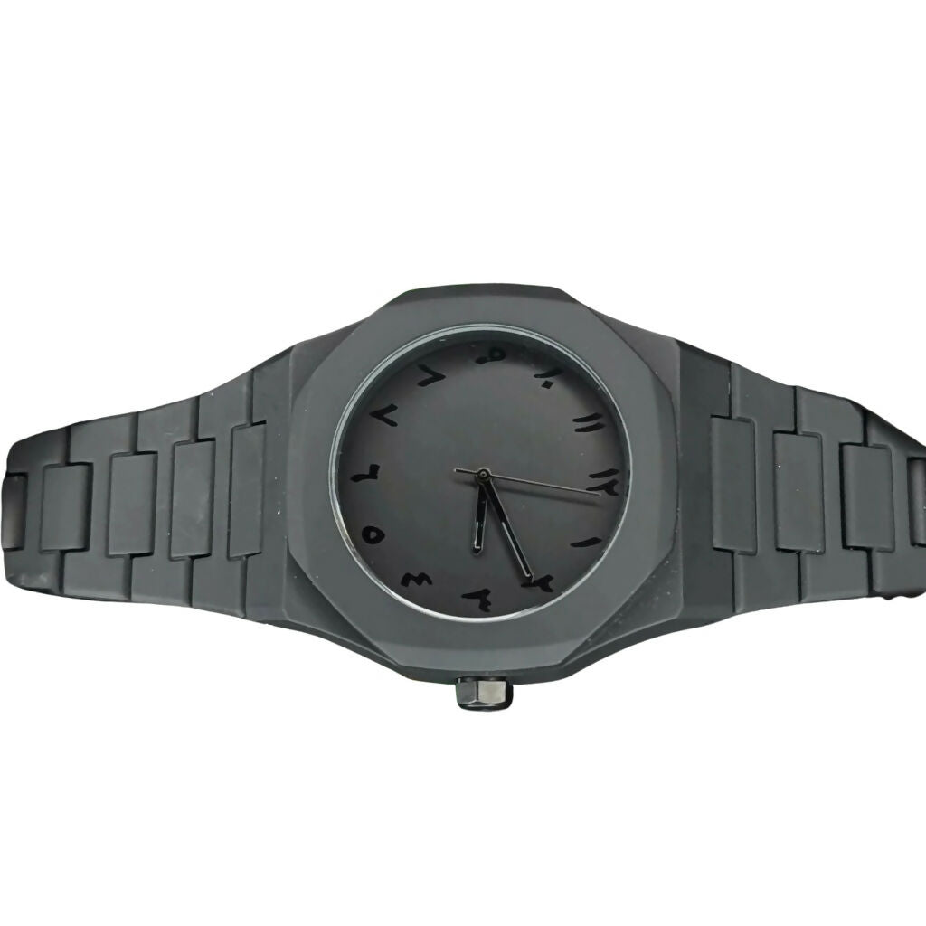 Premium Black Couple Watch Set, Minimalist Design, for Unisex